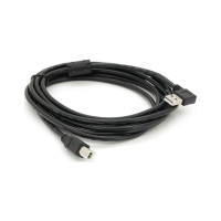 Кабель для принтера USB 2.0 AM/BM 3.0m 90° corner black Ritar (YT-AM/BM90°-3.0B)