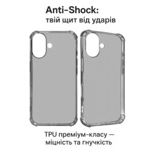 Чохол до мобільного телефона BeCover Anti-Shock Apple iPhone 17 Grey (713794)