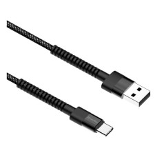 Дата кабель USB 2.0 AM to USB-C 1.0m 2.4А black ColorWay (CW-CBUC063-BK)