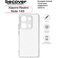 Чохол до мобільного телефона BeCover Xiaomi Redmi Note 14S Transparancy (713485)