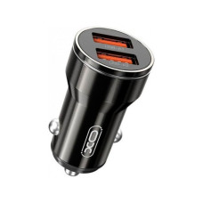 Зарядний пристрій XO 2xUSB 12W black (CC48.black)