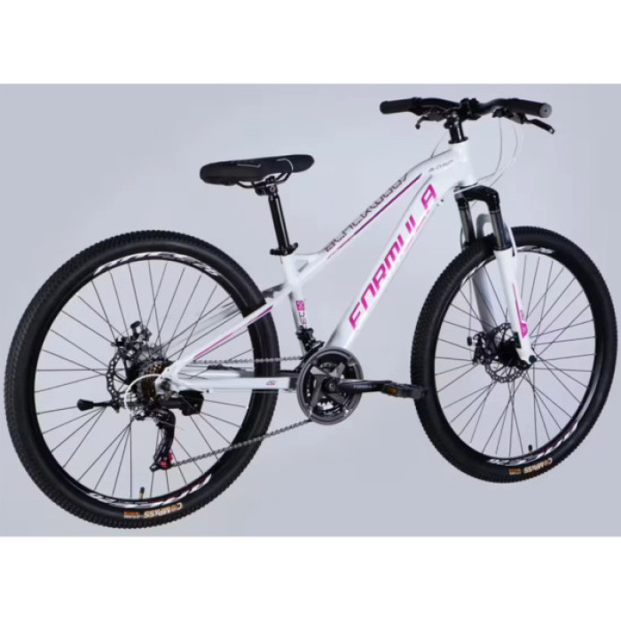Велосипед Formula 26" BLACKWOOD DD рама-13" AL 2026 біло-рожевий (OPS-FR-26-802)