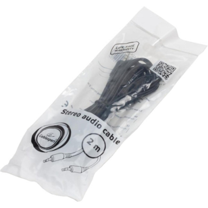 Кабель мультимедійний 3.5mm M to 3.5mm M 2.0m Cablexpert (CCA-404-2M)