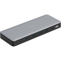 Порт-реплікатор Digitus USB-C > 3xHDMI/2xDP/4xUSB-A/USB-C/RJ54/DC/Audio (DA-70918)