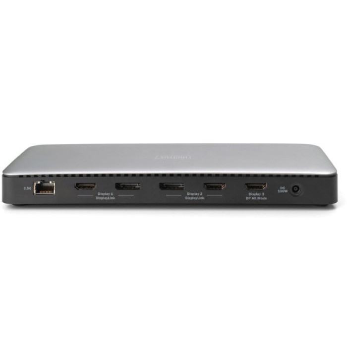 Порт-реплікатор Digitus USB-C > 3xHDMI/2xDP/4xUSB-A/USB-C/RJ54/DC/Audio (DA-70918)