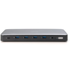 Порт-реплікатор Digitus USB-C > 3xHDMI/2xDP/4xUSB-A/USB-C/RJ54/DC/Audio (DA-70918)