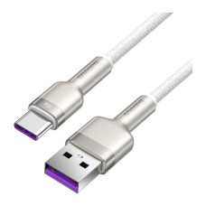 Дата кабель USB-C to USB-C 1.0m 66W metal Baseus (CAKF000102)