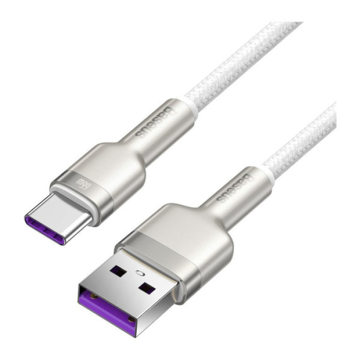 Дата кабель USB-C to USB-C 1.0m 66W metal Baseus (CAKF000102)