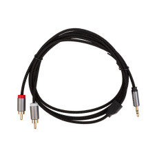 Кабель мультимедійний 3.5mm M to 2xRCA M 1.8m Cabletime (CA914005)