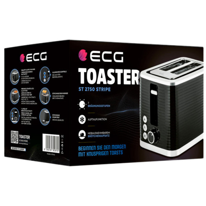 Тостер ECG ST 2750 Stripe