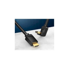 Кабель мультимедійний HDMI M to HDMI M 1.5m 90° corner black Vention (AAQBG)