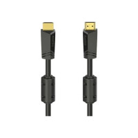 Кабель мультимедійний HDMI M to HDMI M 10.0m 4K Ethernet gold black Hama (00205009)