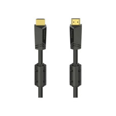 Кабель мультимедійний HDMI M to HDMI M 10.0m 4K Ethernet gold black Hama (00205009)