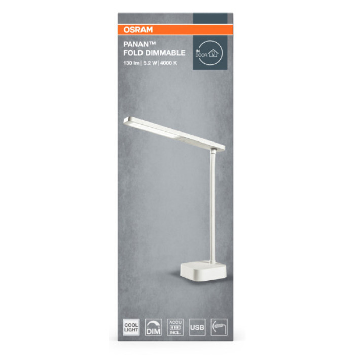 Настільна лампа Osram PANAN F DIM USB WT (4099854507472)