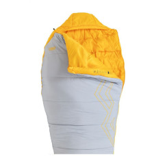Спальний мішок Turbat Nox пуховий 400 grey/cheddar orange 185 см (012.005.0394)