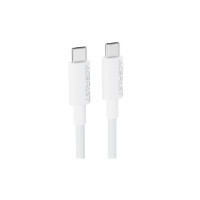 Дата кабель USB-C to USB-C 1.2m 3A white Acefast (6974316284253)