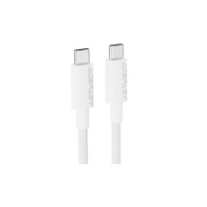 Дата кабель USB-C to USB-C 1.2m 3A white Acefast (6974316284253)
