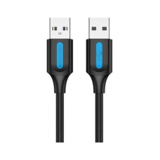 Дата кабель USB 2.0 AM/AM 1.0m black Vention (COJBF)