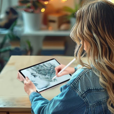 Чохол до планшета BeCover Tri Fold Hard Apple iPad Air 13" M4 2026 Pink (715335)