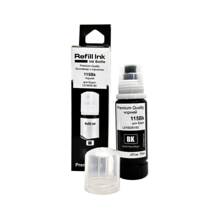 Чорнило Premium Quality Epson 115 70мл Black Pigment C13T07C14A (70264908)