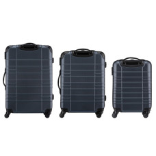 Набір валіз Wenger Amplar 3 в 1 (S,M,L) пластик, 4 колеса, синій (653150)