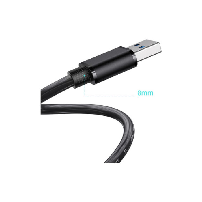 Дата кабель USB 3.0 AM/AF 2.0m Essager (EXCAM-YTC01)