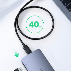 Дата кабель USB-C to USB-C 0.8m USB 4.0 THUNDERBOLTUS501 8K40Gbps Black Ugreen (30389)