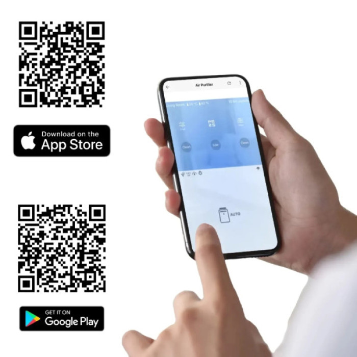 Очисник повітря Sharp KCP100EW (UA-KCP100E-W)