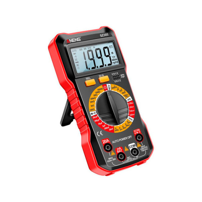 Цифровий мультиметр ANENG SZ305, B, A, T, детектор прихованої (SZ305)