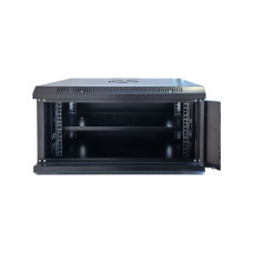 Шафа настінна GEAR 6U 19'' 600x600x350 мм, + полка 19", black (GWMSN-6U-600-600)