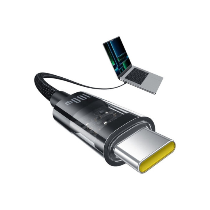 Дата кабель USB-C to USB-C 1.0m 100W black Baseus (1167202)