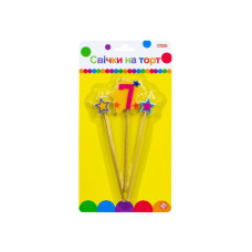 Свічка Maxi Stars "7" висотою 4,5 см, 3 шт. (MX620080-7)