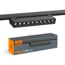 Світильник Videx TR06 15W 4100K 220V чорний (VL-TR06-154B)