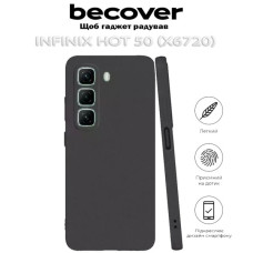 Чохол до мобільного телефона BeCover Infinix Hot 50 (X6720) Black (712282)