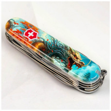 Ніж Victorinox Huntsman Zodiac 91 мм Бойовий дракон (1.3713.7_Z3230p)