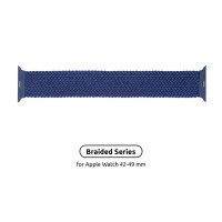 Ремінець до смарт-годинника Armorstandart Braided Solo Loop для Apple Watch 49/46/45/44/42 (Series 1-3) Atlantic Blue Size 6 (148 mm) (ARM58078)