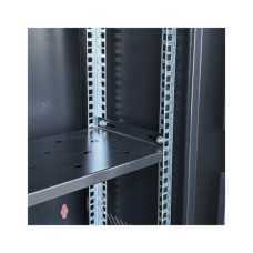 Шафа настінна GEAR 12U 19'' 600x600x650 мм, + полка 19", black (GWMSN-12U-600-600)