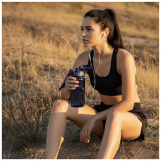 Пляшка для води Line Art Paran 600 мл темно-синій (60014018LA-44)