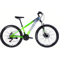 Велосипед Space 26" MARS DD FR рама-13" ST 2026 зелено-сріблястий (OPS-SP-26-076)