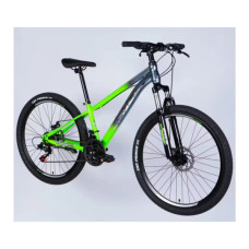 Велосипед Space 26" MARS DD FR рама-13" ST 2026 зелено-сріблястий (OPS-SP-26-076)