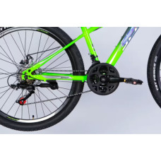 Велосипед Space 26" MARS DD FR рама-13" ST 2026 зелено-сріблястий (OPS-SP-26-076)