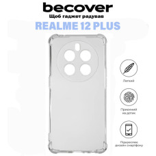 Чохол до мобільного телефона BeCover Anti-Shock Realme 12 Plus Clear (711174)
