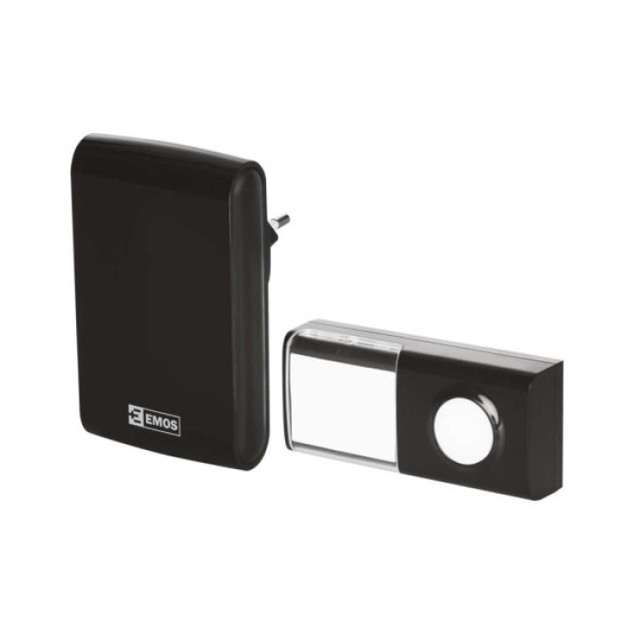 Дверний дзвінок EMOS бездротовий P5727 живлення від мережі 220В (150м) (P5727)