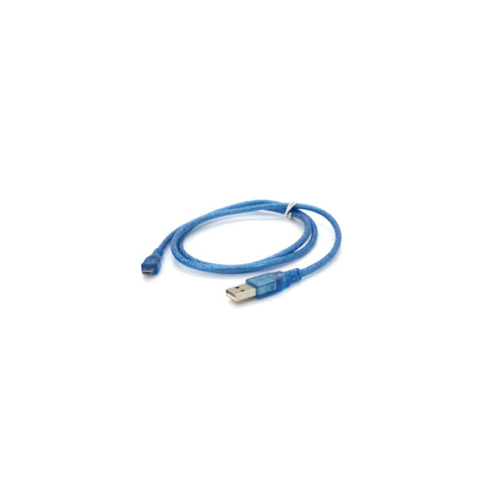 Дата кабель USB 2.0 AM to Micro 5P 1.0m blue Voltronic (YT-AM/Mc-1B/05495)