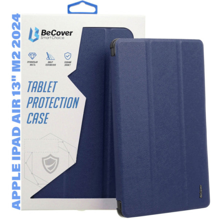 Чохол до планшета BeCover Smart Case Apple iPad Air 13" M2/M3 (2024/2025) Deep Blue (711612)