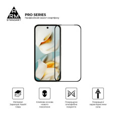 Скло захисне Armorstandart Pro Google Pixel 9a Black (ARM83564)