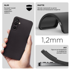 Чохол до мобільного телефона Armorstandart Matte Slim Fit Samsung M16 5G Camera Black (ARM83188)