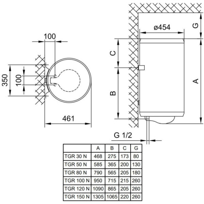 Бойлер TIKI Prime M 50V9 (700171)