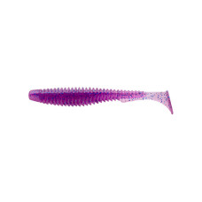 Силікон рибальський FishUP U-Shad 3.5" 014 - Violet/Blue (8шт/уп) (1864.09.50)