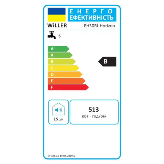 Бойлер Willer EH30RI-Horizon